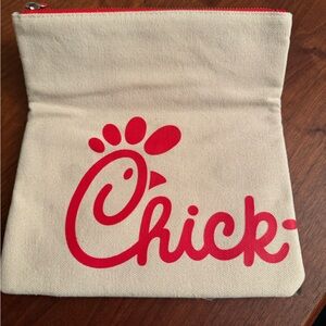 •New• Chick-fil-A Zipper Clutch